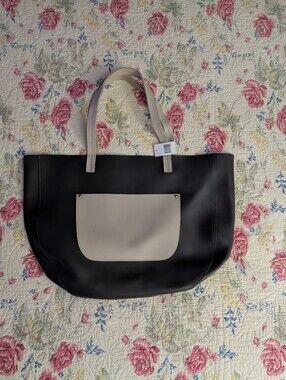 💥4/$20 NEW Large Tote, Grey And Beige